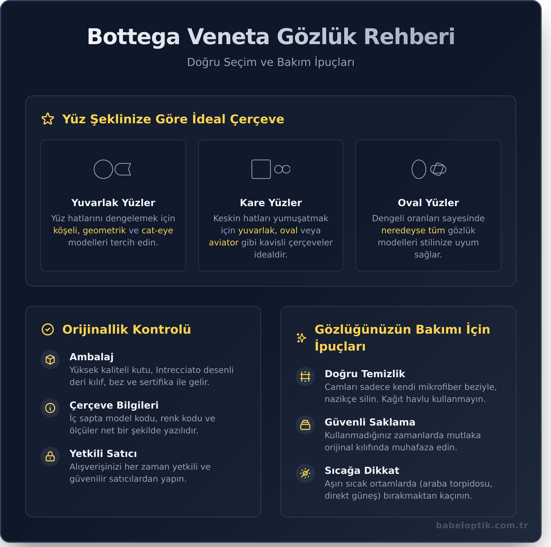 Bottega Veneta Güneş Gözlüğü: Sessiz Lüksün Stil Rehberi - Infographic
